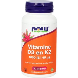 Vitamine D3 en K2 - 1000 IE | 45 mcg