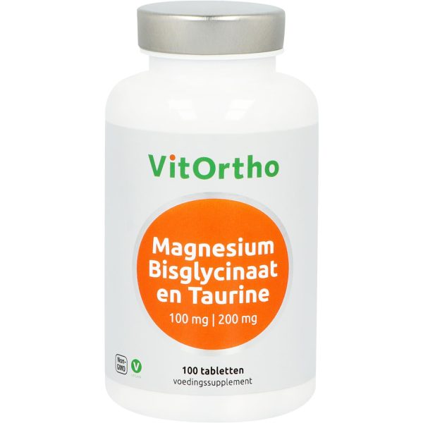 Magnesium Bisglycinaat 100 mg en Taurine 200 mg