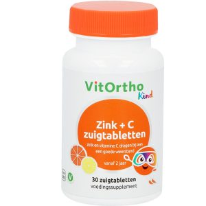 Zink + C zuigtabletten Kind