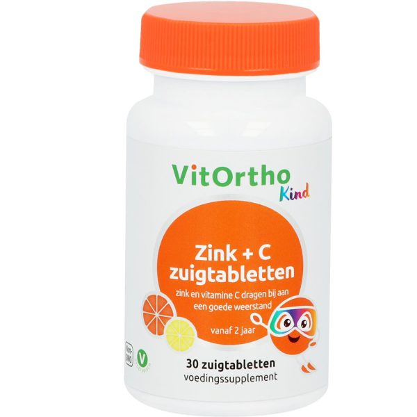 Zink + C zuigtabletten Kind